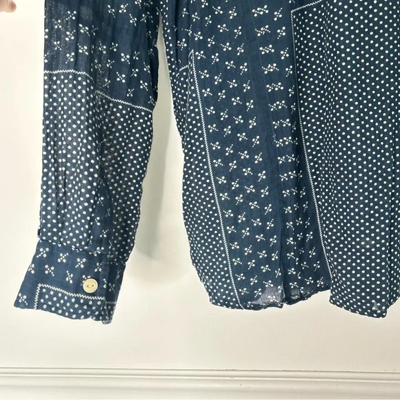 Denim & Supply Ralph Lauren Women Patchwork Button Shirt Size XL Country *L66 - Picture 13 of 13